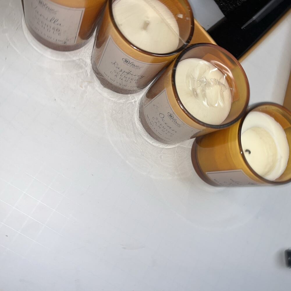 Scented Soy Wax Candle Set Stress Relief and Home Decor 3.5oz x 4 - Picture 2 of 6
